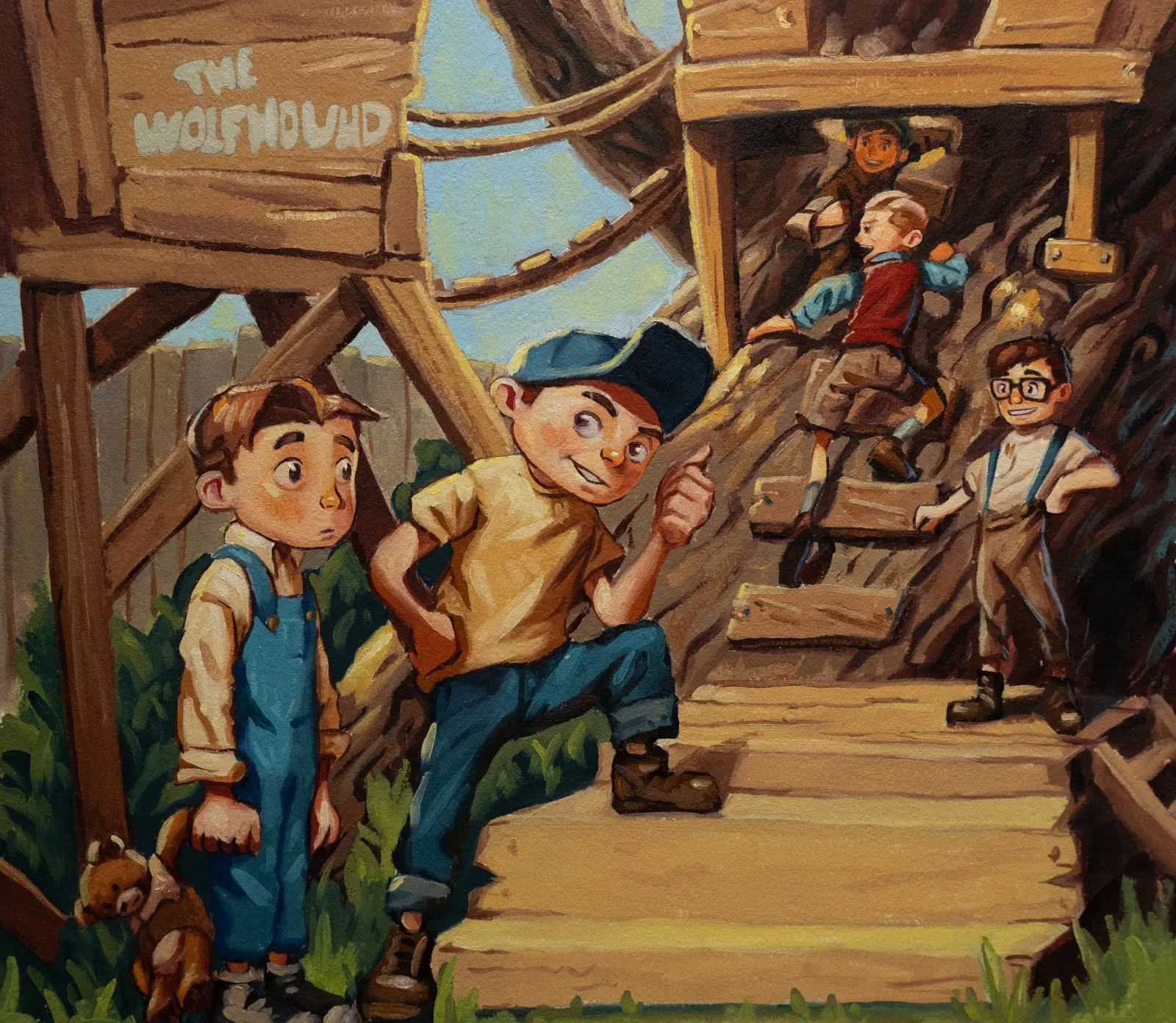 Interior artwork, page 4 from Bomber Boys