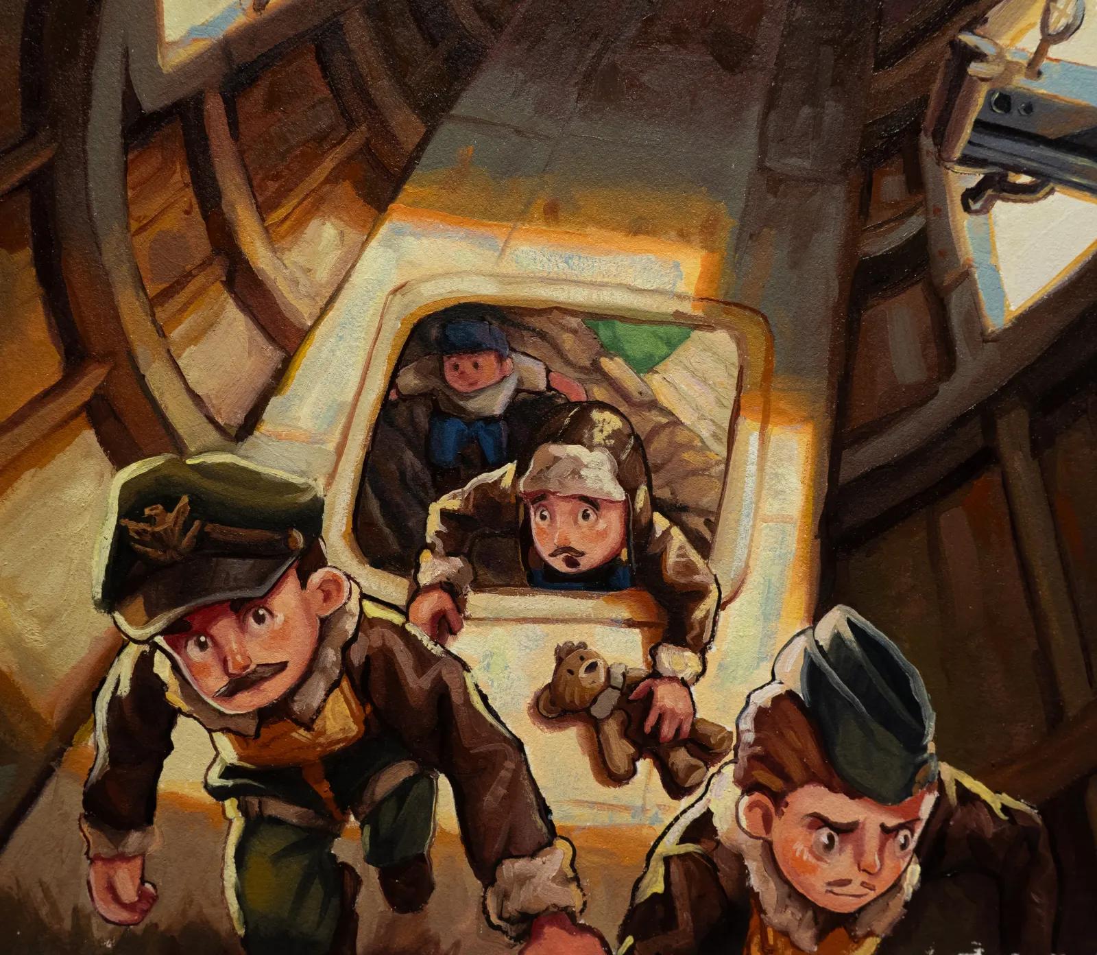Interior artwork, page 5 from Bomber Boys