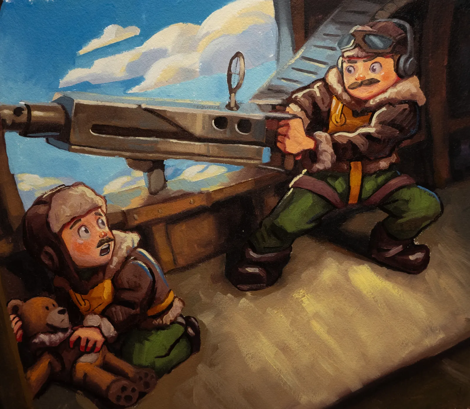 Interior artwork, page 7 from Bomber Boys