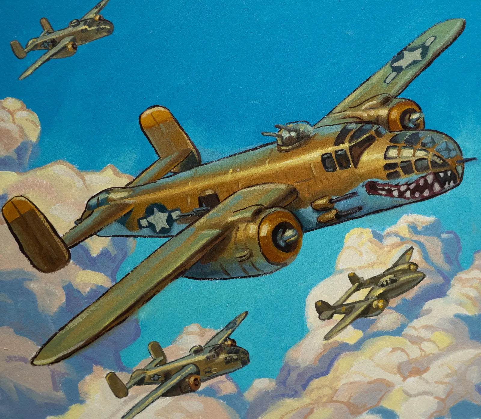 Interior artwork, page 8 from Bomber Boys