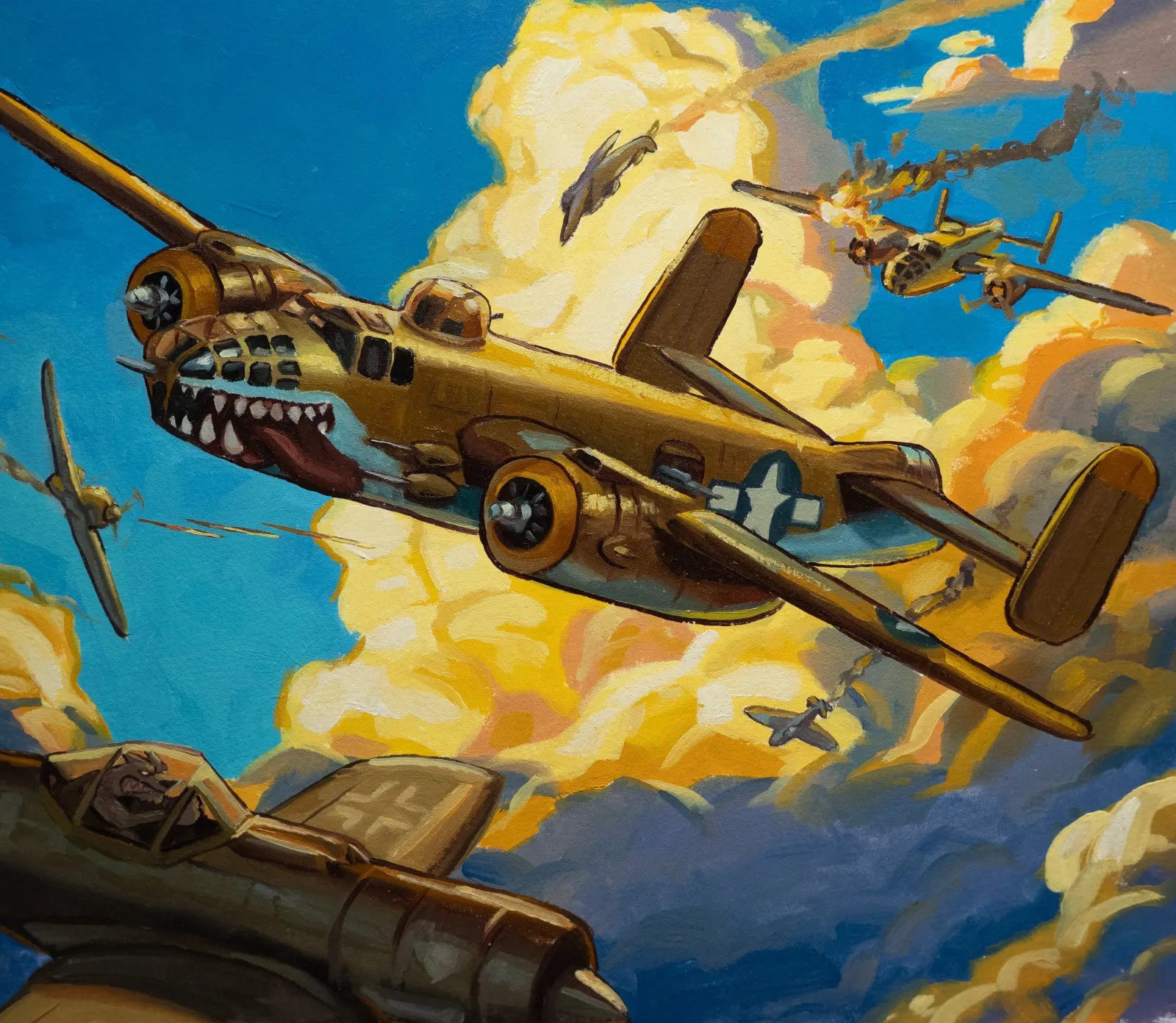 Interior artwork, page 10 from Bomber Boys