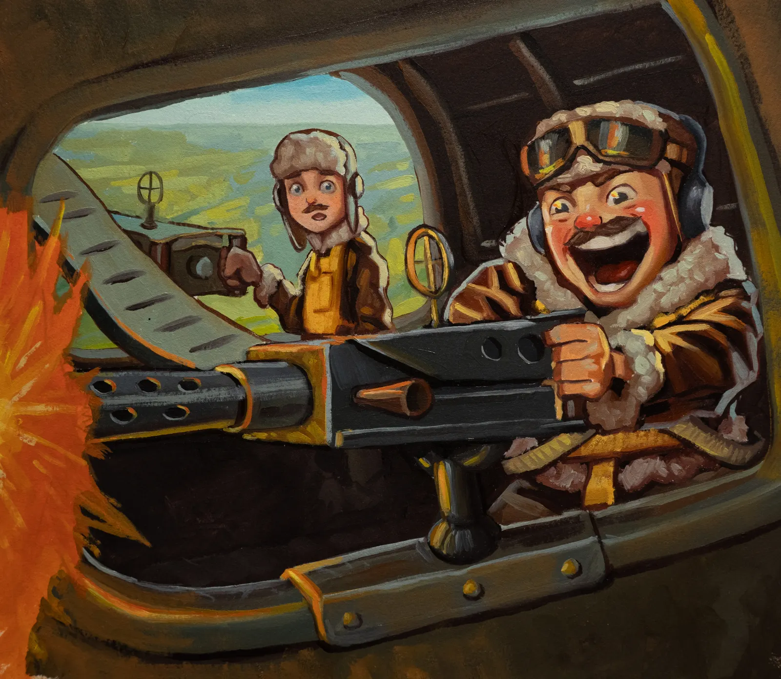 Interior artwork, page 11 from Bomber Boys