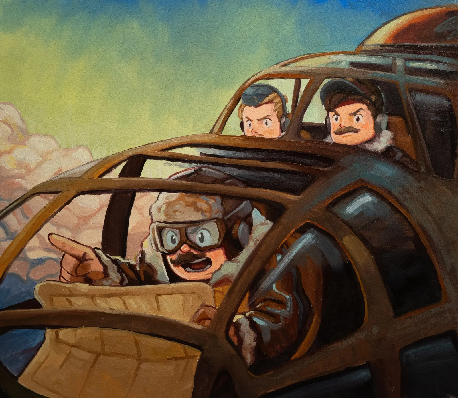 Interior artwork, page 15 from Bomber Boys